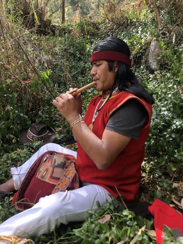 T'ito Playing Flute